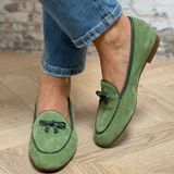 Faunia - Chaussure Plate Élégante avec Nœud
