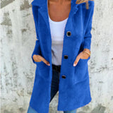 Bérangère - Manteau décontracté et épais avec revers