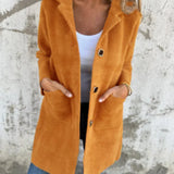 Bérangère - Manteau décontracté et épais avec revers