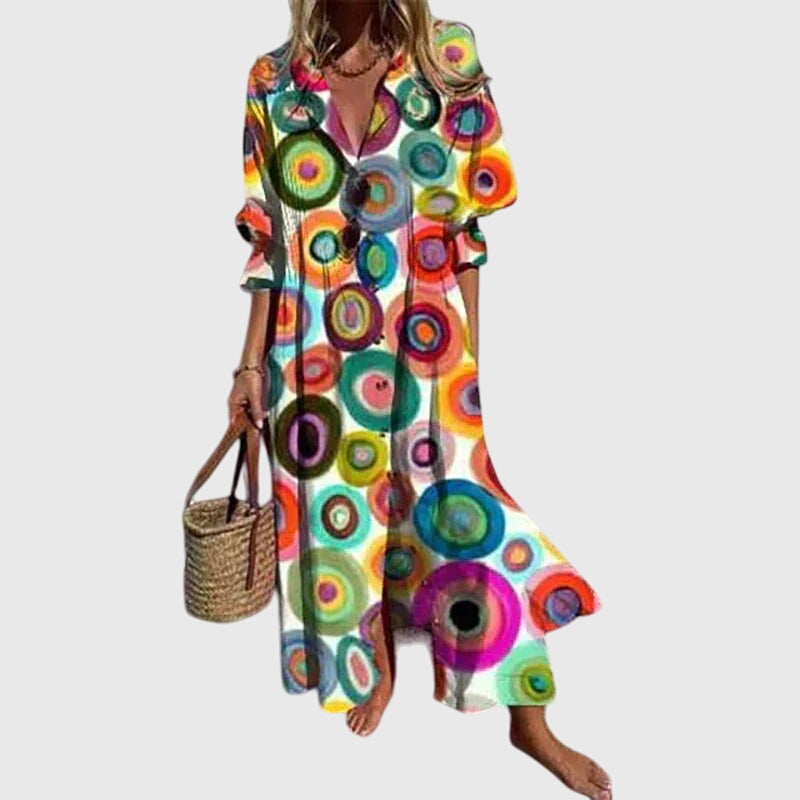 Christine | Robe Bohémienne Élégante