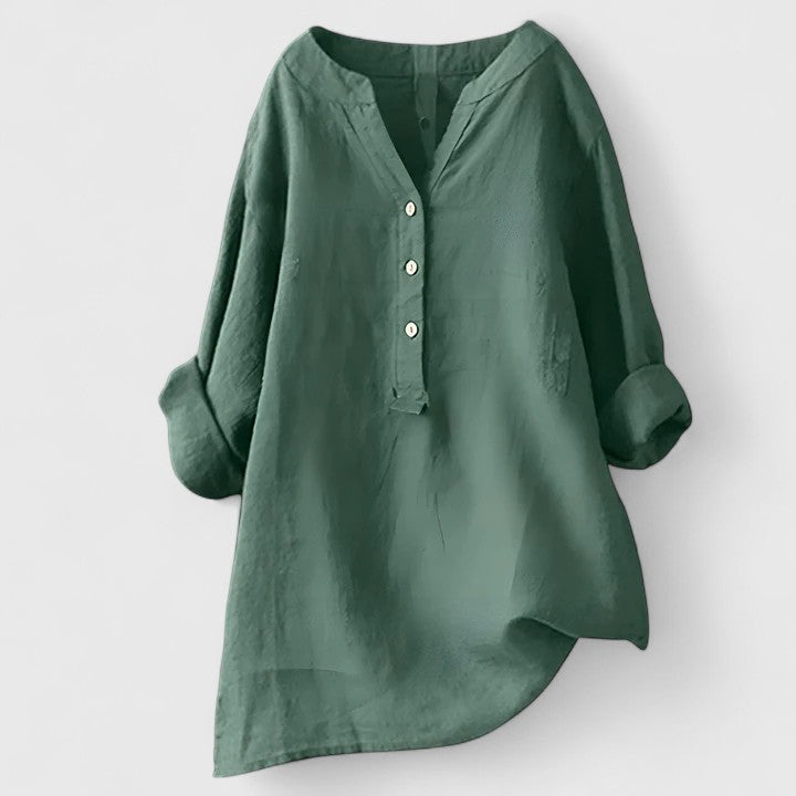 Éléonore | Chemise Élégante à Boutons