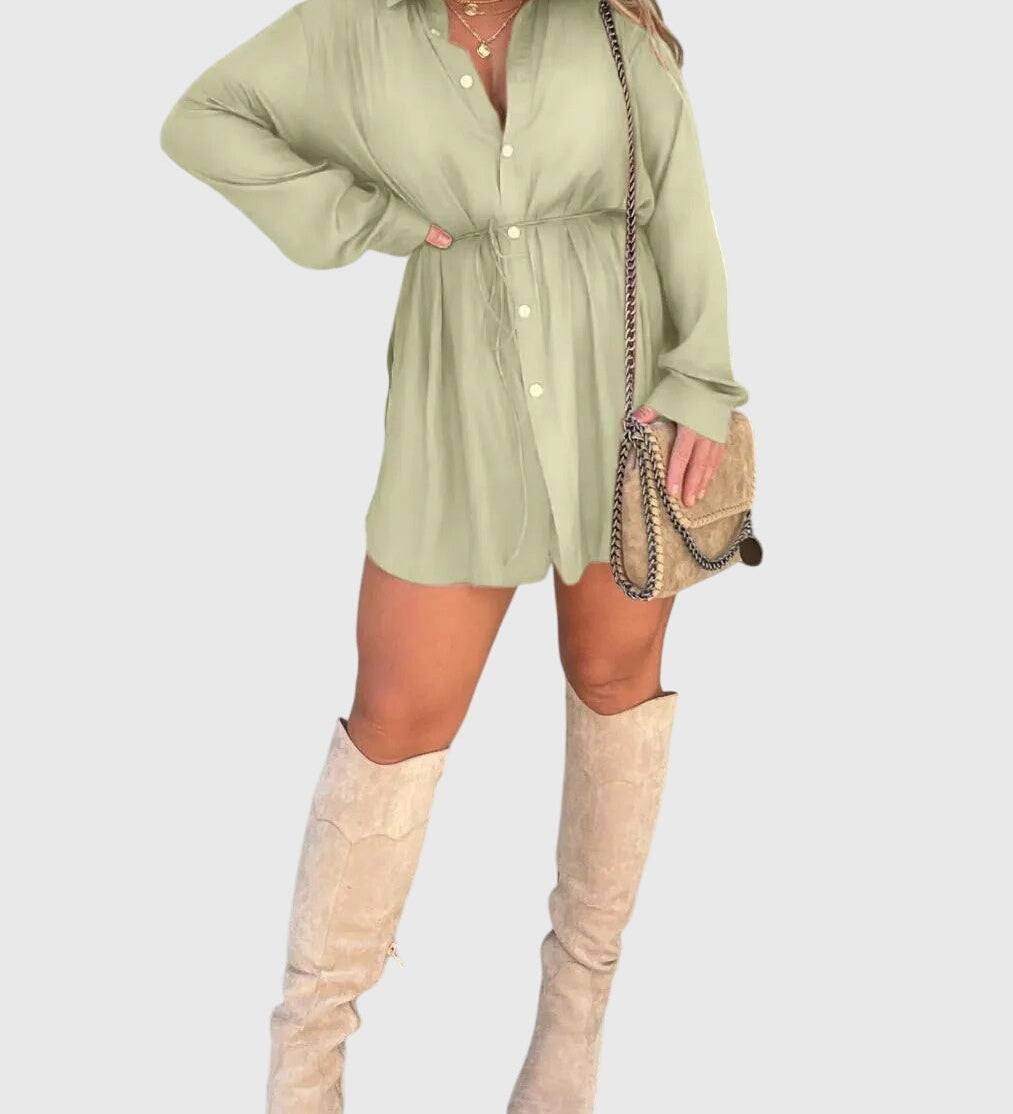 Sylvie | Robe Salopette Élégante