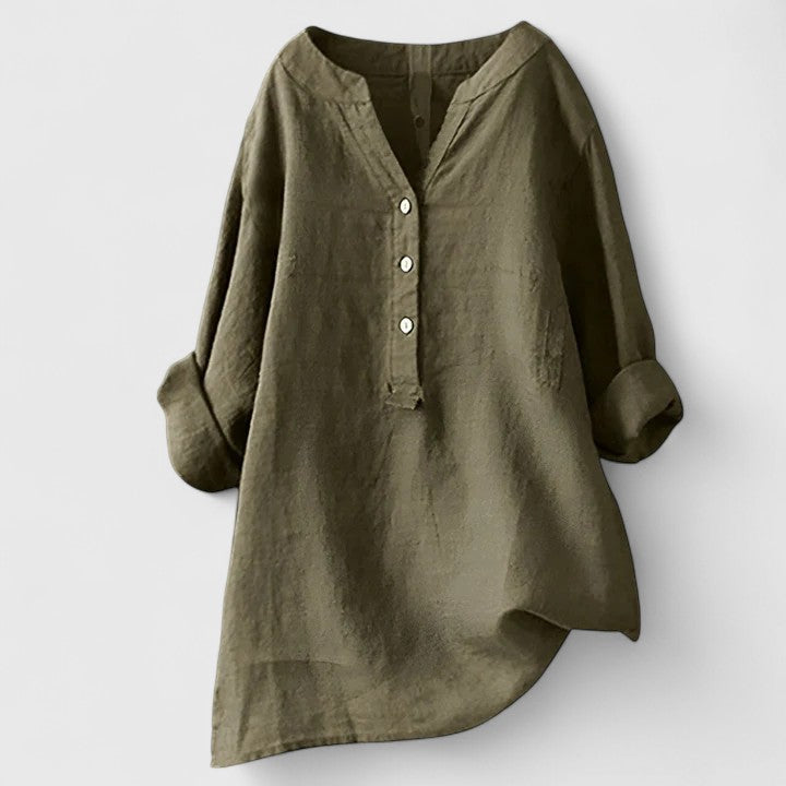 Éléonore | Chemise Élégante à Boutons