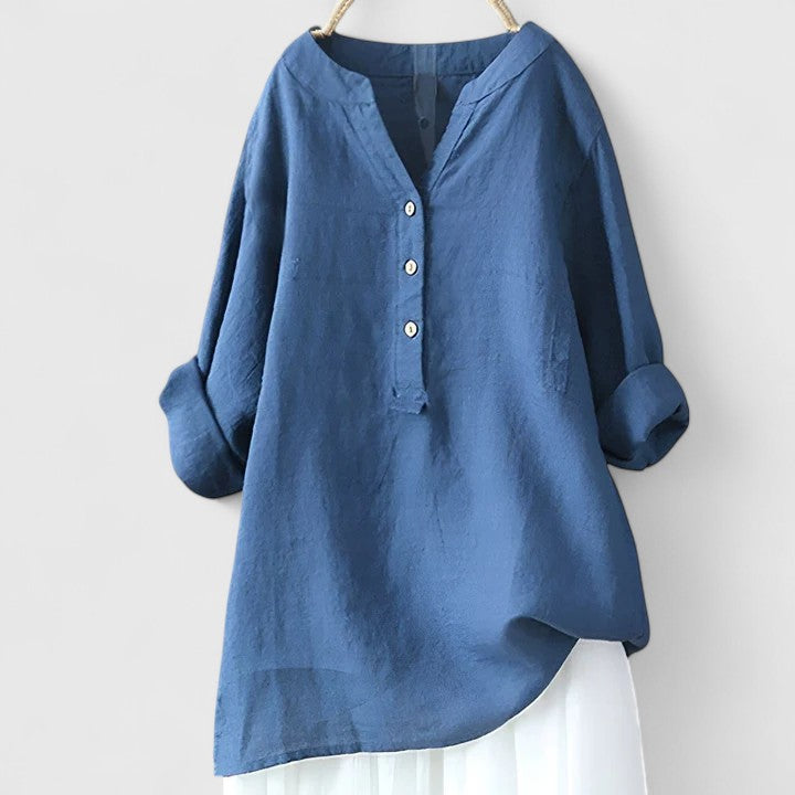 Éléonore | Chemise Élégante à Boutons