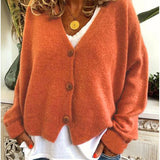 Aline - Gilet Boutonné V-Neck Confortable