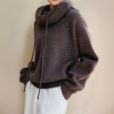 Elorine - Sweat à capuche oversize avec cordon de serrage
