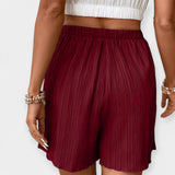 Shorts Élégants avec Pli