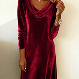 Joëlle | Robe en Velours Ample