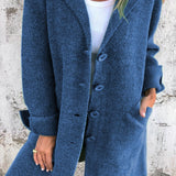 Renée - Manteau long décontracté avec revers
