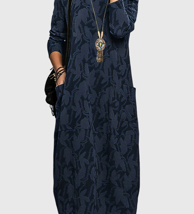 Victoria | Robe Décontractée à Col Rond