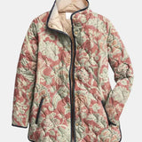 Jasmine | Veste Matelassée Florale Vintage Décontractée