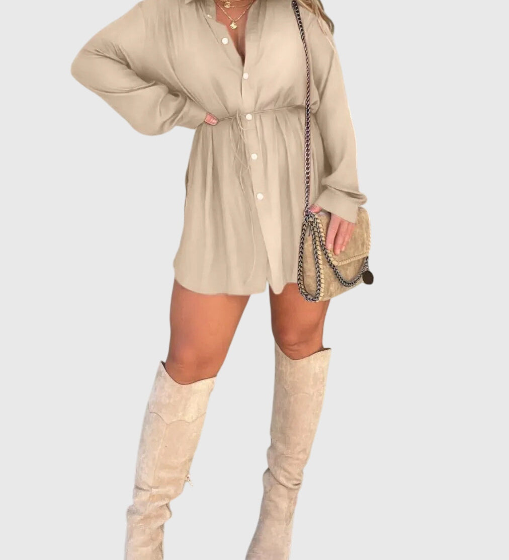 Sylvie | Robe Salopette Élégante