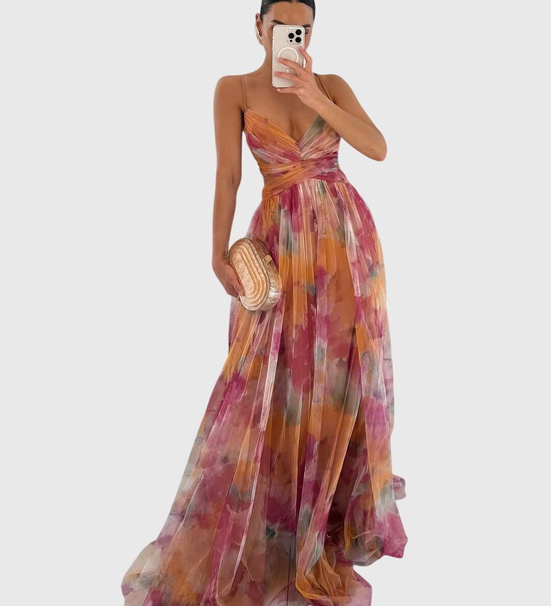 Caroline | Robe Maxi Fleurie