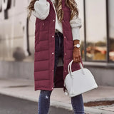 Dorine - Manteau avec capuche et boutons à l'avant