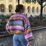 Ottilie - Pull au Crochet Coloré