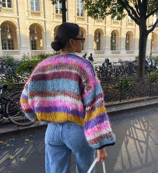 Ottilie - Pull au Crochet Coloré
