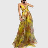 Caroline | Robe Maxi Fleurie