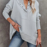 Doréline - Sweat à Capuche Oversize Doux et Élégant pour un Confort Quotidien