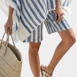 Salomé - Ensemble Rayé Blouse et Short