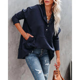 Doréline - Sweat à Capuche Oversize Doux et Élégant pour un Confort Quotidien
