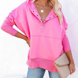 Doréline - Sweat à Capuche Oversize Doux et Élégant pour un Confort Quotidien