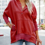 Doréline - Sweat à Capuche Oversize Doux et Élégant pour un Confort Quotidien