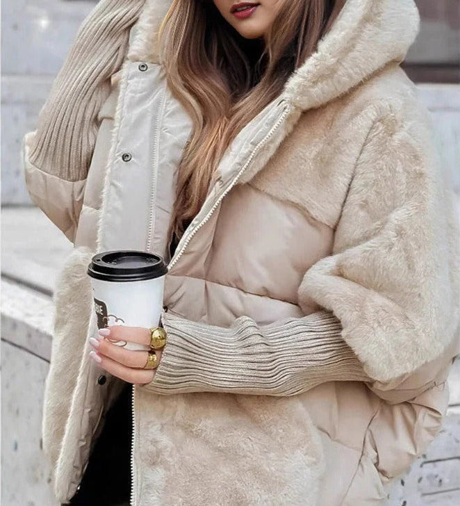 Dominique - Manteau Matelassé avec Capuche