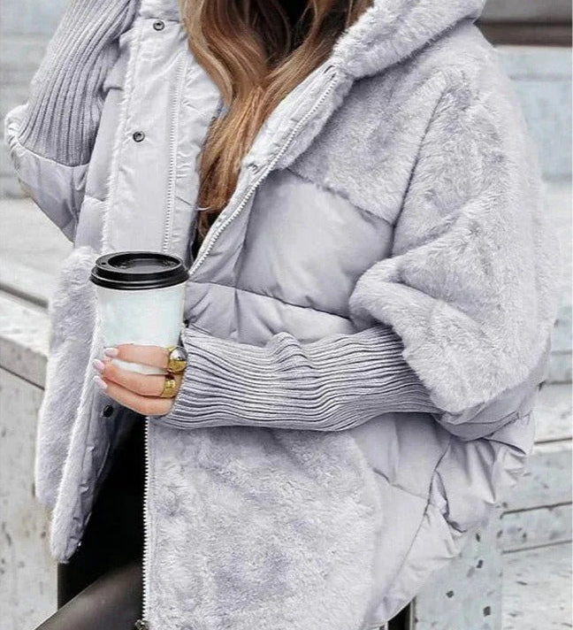 Dominique - Manteau Matelassé avec Capuche