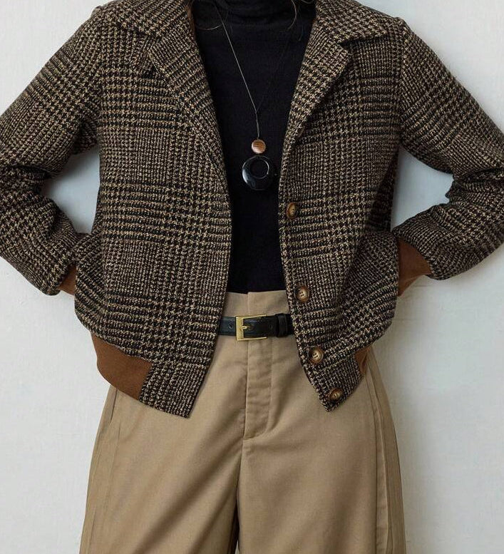 Blythe | Veste en Tweed Croisée