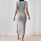 Aldiane | Robe midi tricotée pour femmes