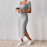 Aldiane | Robe midi tricotée pour femmes