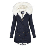 Berthilde - Manteau d'hiver long, élégant et doublé