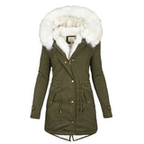 Berthilde - Manteau d'hiver long, élégant et doublé