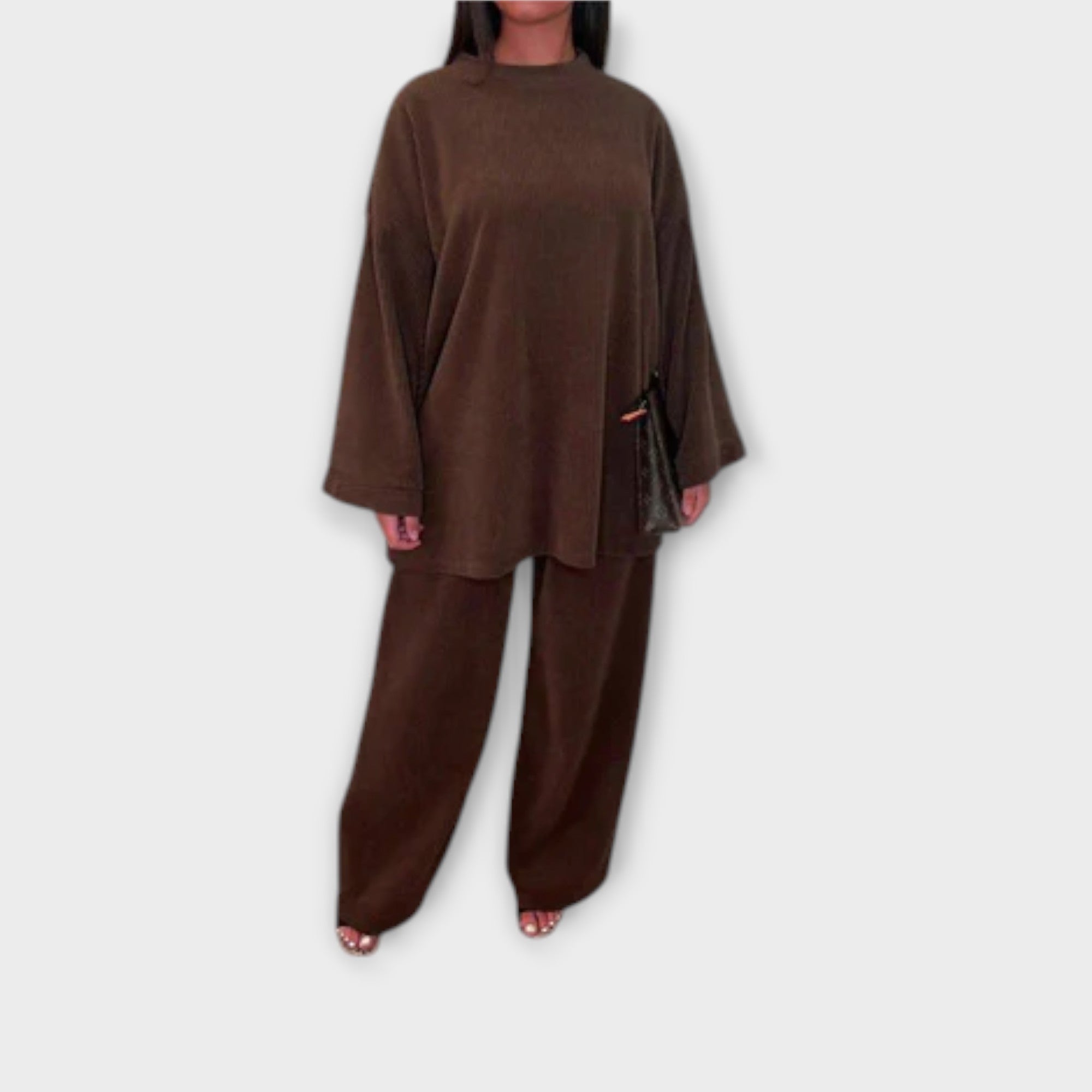 Ingrid - Ensemble Plus Size Côtelé