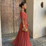 Trouville | Robe Longue Toledo Terracotta