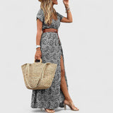 Caroline | Robe Maxi Boho Élégante