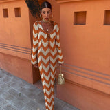Koksijde | Robe Longue Texturée