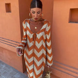 Koksijde | Robe Longue Texturée
