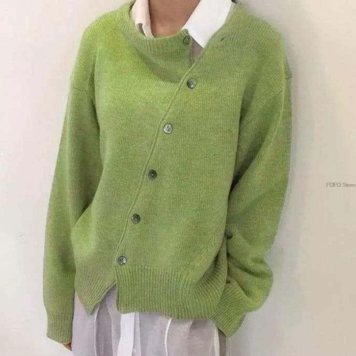 Solange - Cardigan en Tricot Slim Élégant pour l'Hiver