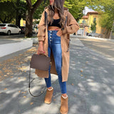 Manteau à capuche surdimensionné confortable Océanne