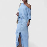 Isabelle | Ensemble de Jupe Maxi Élégante
