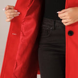 Prudence | Manteau d'hiver pour femme avec fermeture à un bouton