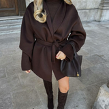 Firmine | Manteau pour femme style robe de chambre avec ceinture